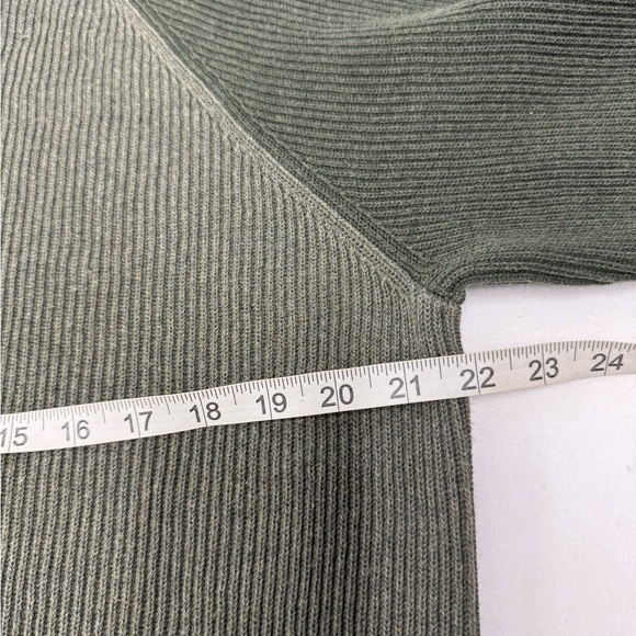 Polo Jeans Company Men’s L Sweater 1/4 Zip Pullover Olive Green - Picture 8 of 9